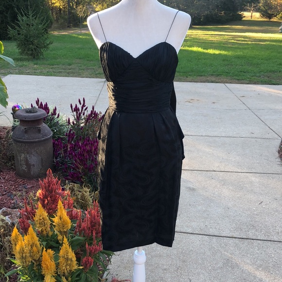 EUC Vintage Silk Cocktail Dress - Picture 6 of 13